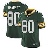 Nike Green Bay Packers #80 Martellus Bennett Green Team Color NFL Vapor Untouchable Limited Jersey,baseball caps,new era cap wholesale,wholesale hats